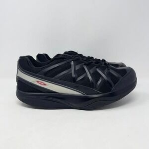 MBT Sport 3X Walking Shoe Mens 12-12.5 EU 46 Black Mesh Rocker Bottom 702677-03Y